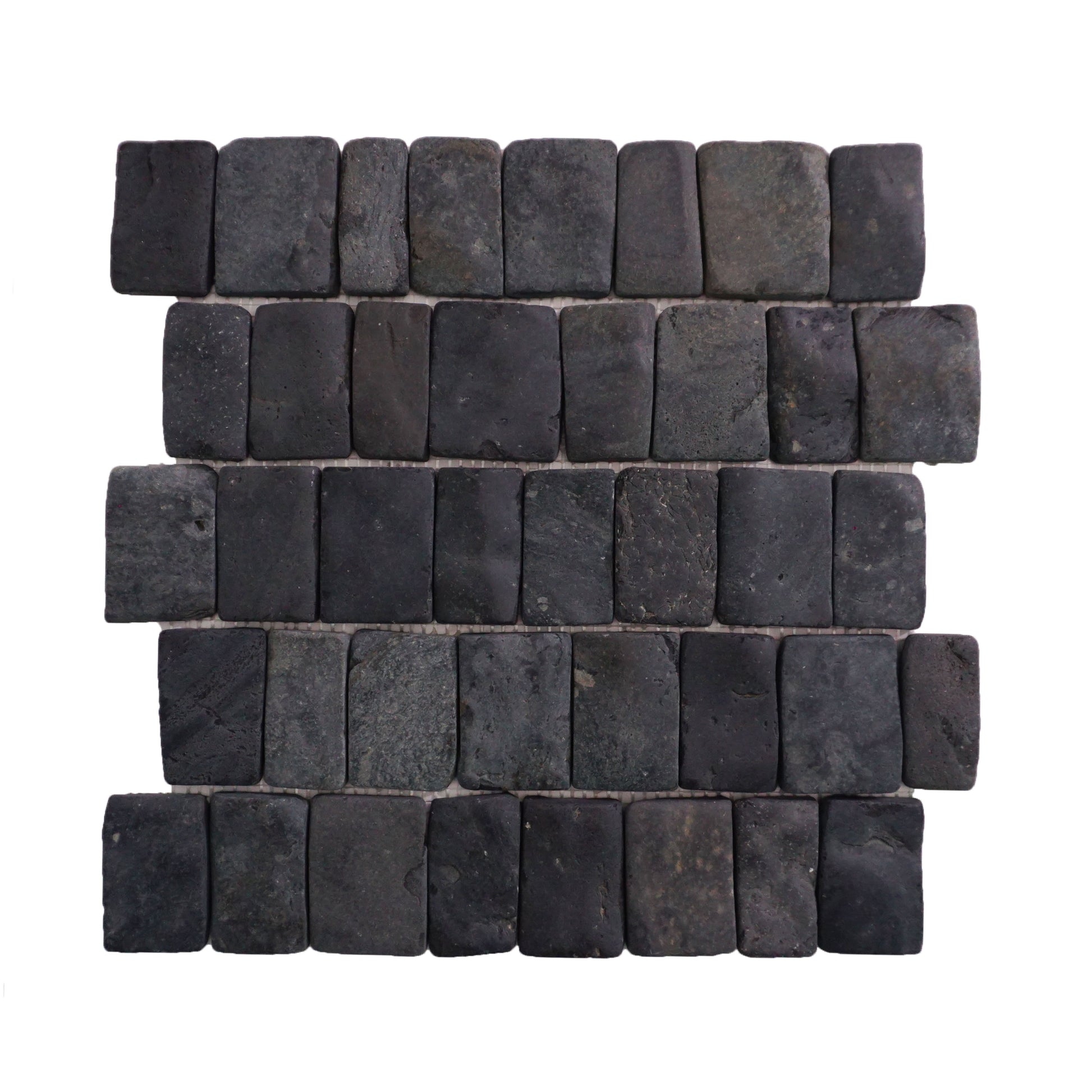 Canine Black Alor Pebble - Mosaic Tile Interlocking