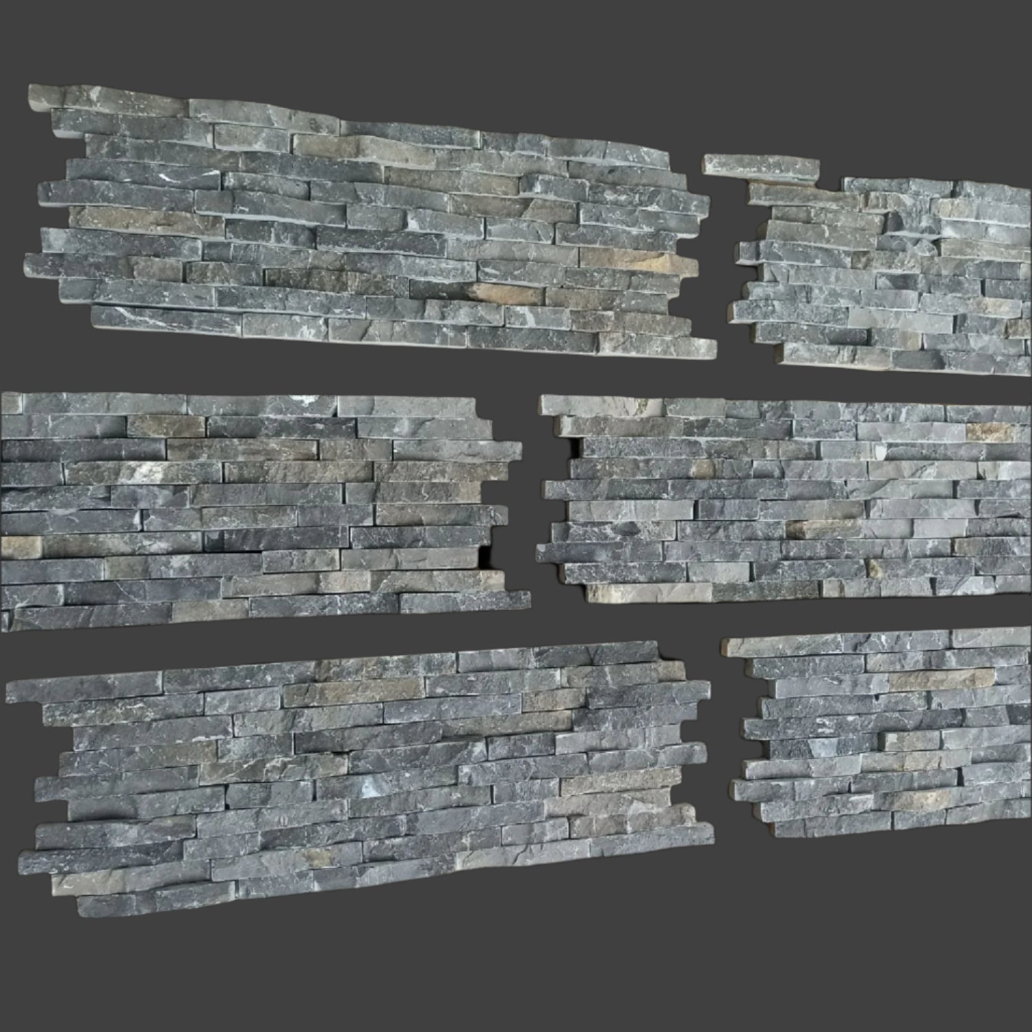 Stone Cladding Nero - Interlocking