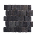 Canine Black Alor Pebble Tile Interlocking