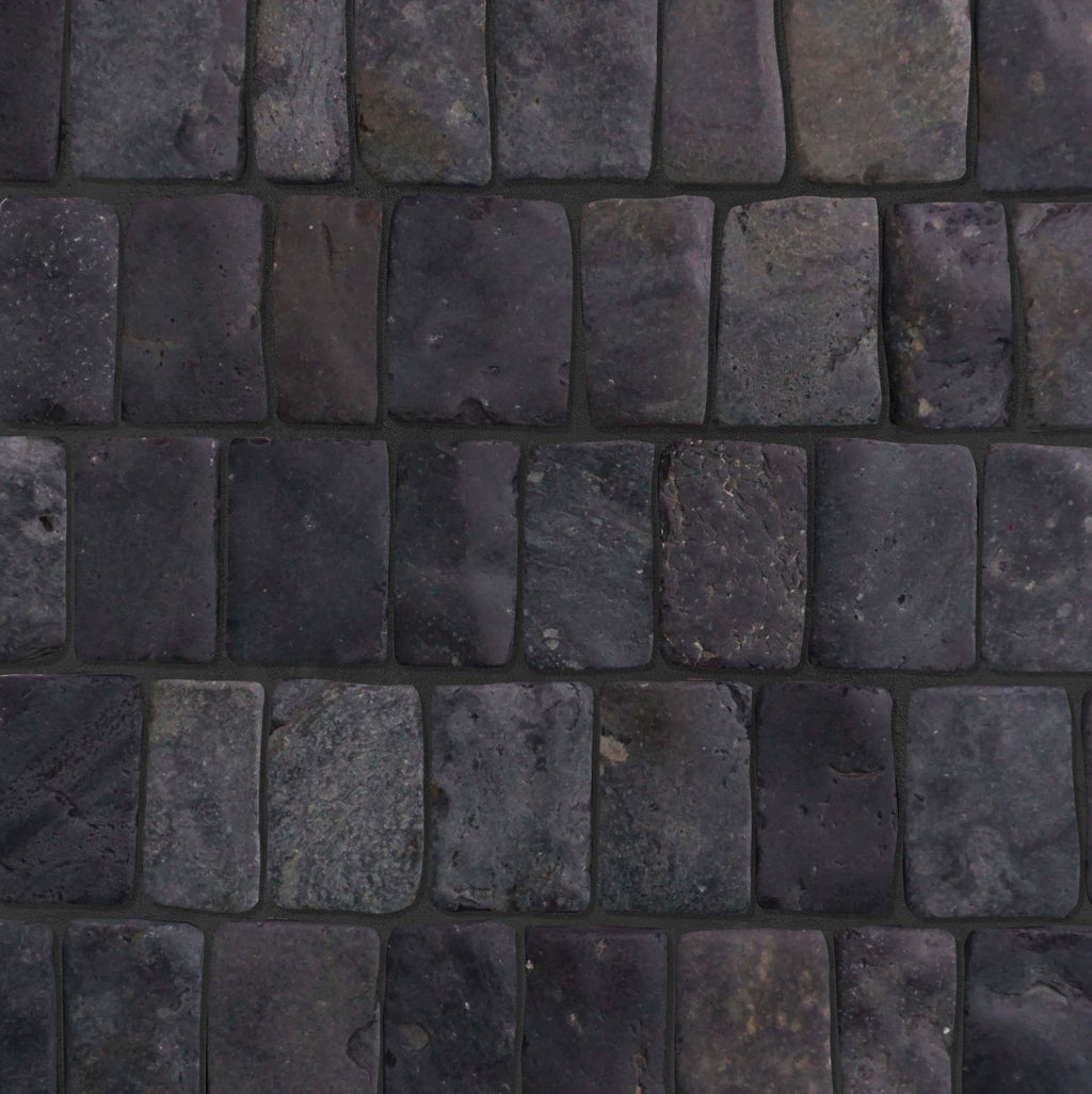 Canine Black Alor Pebble - Mosaic Tile Interlocking