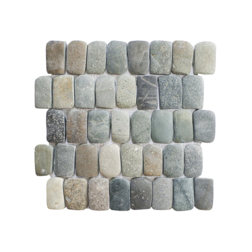 Canine Mixed Pebble - Mosaic Tile Interlocking