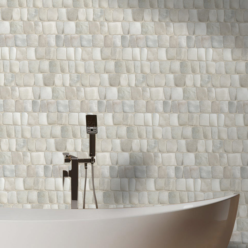 Canine Tan Pebble - Mosaic Tile Interlocking