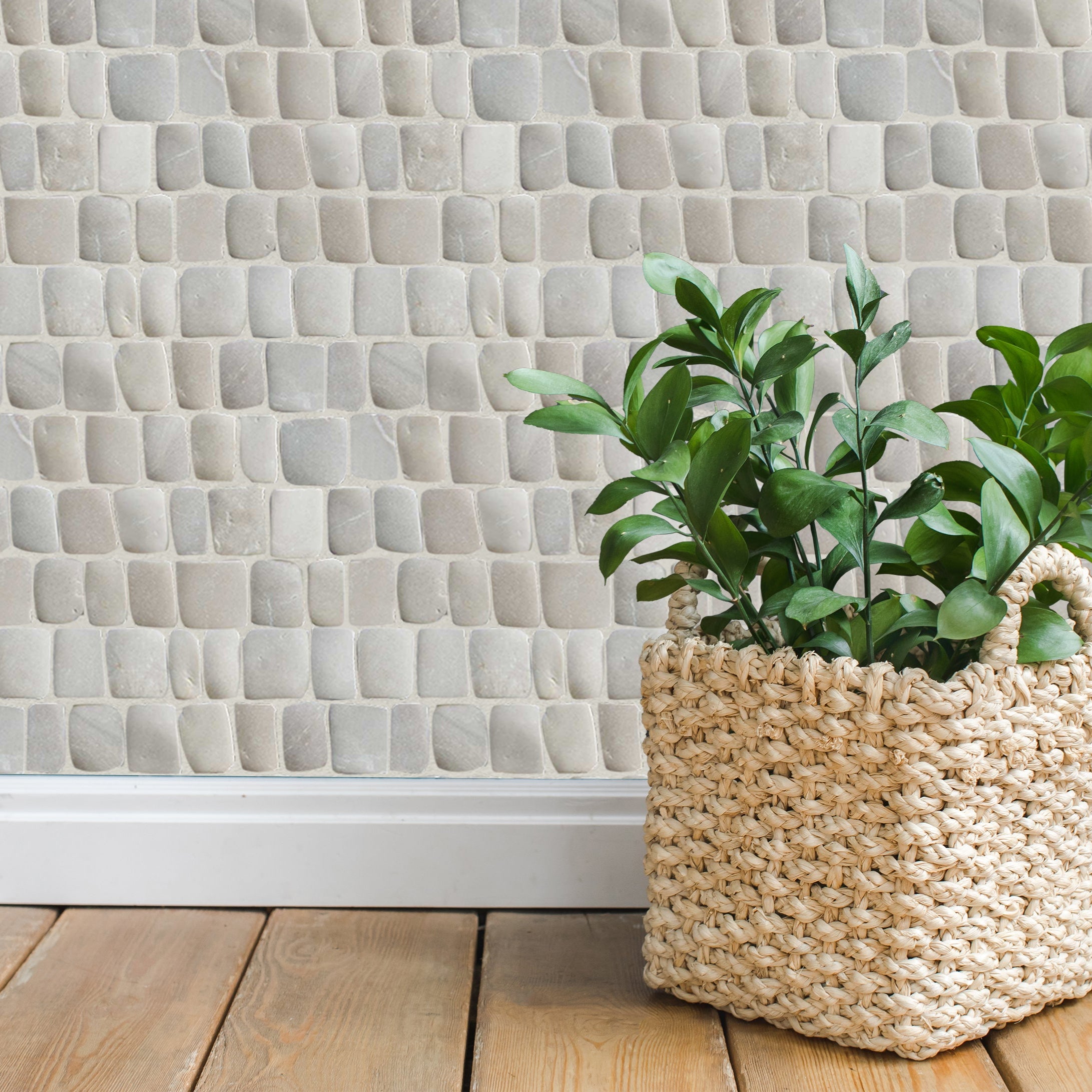 Canine Tan Pebble Tile Interlocking