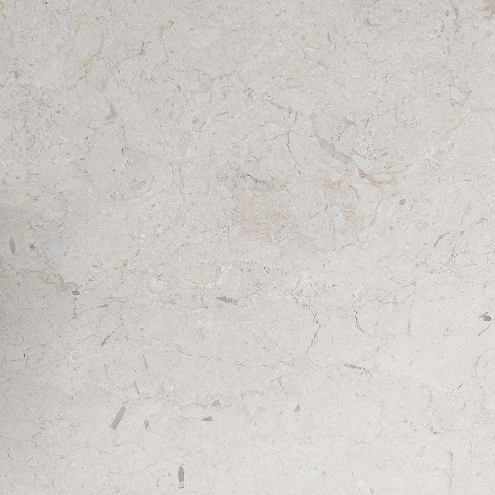 Cream white marble floor tiles with plain and floral pattern, natural stone flooring Thailand