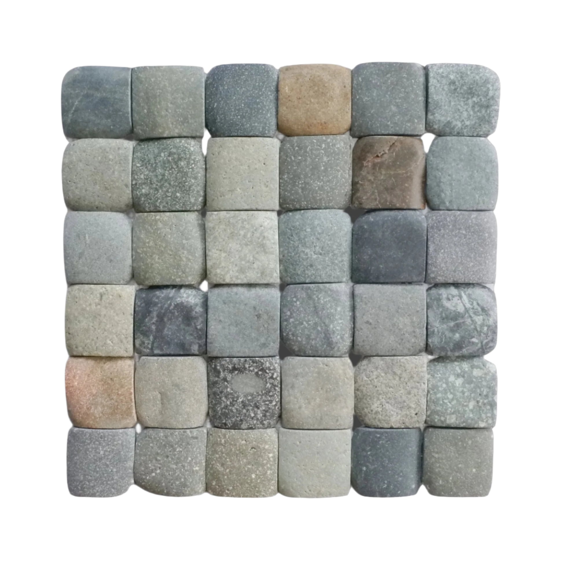 Molar Mixed Pebble 5 - Mosaic Tile