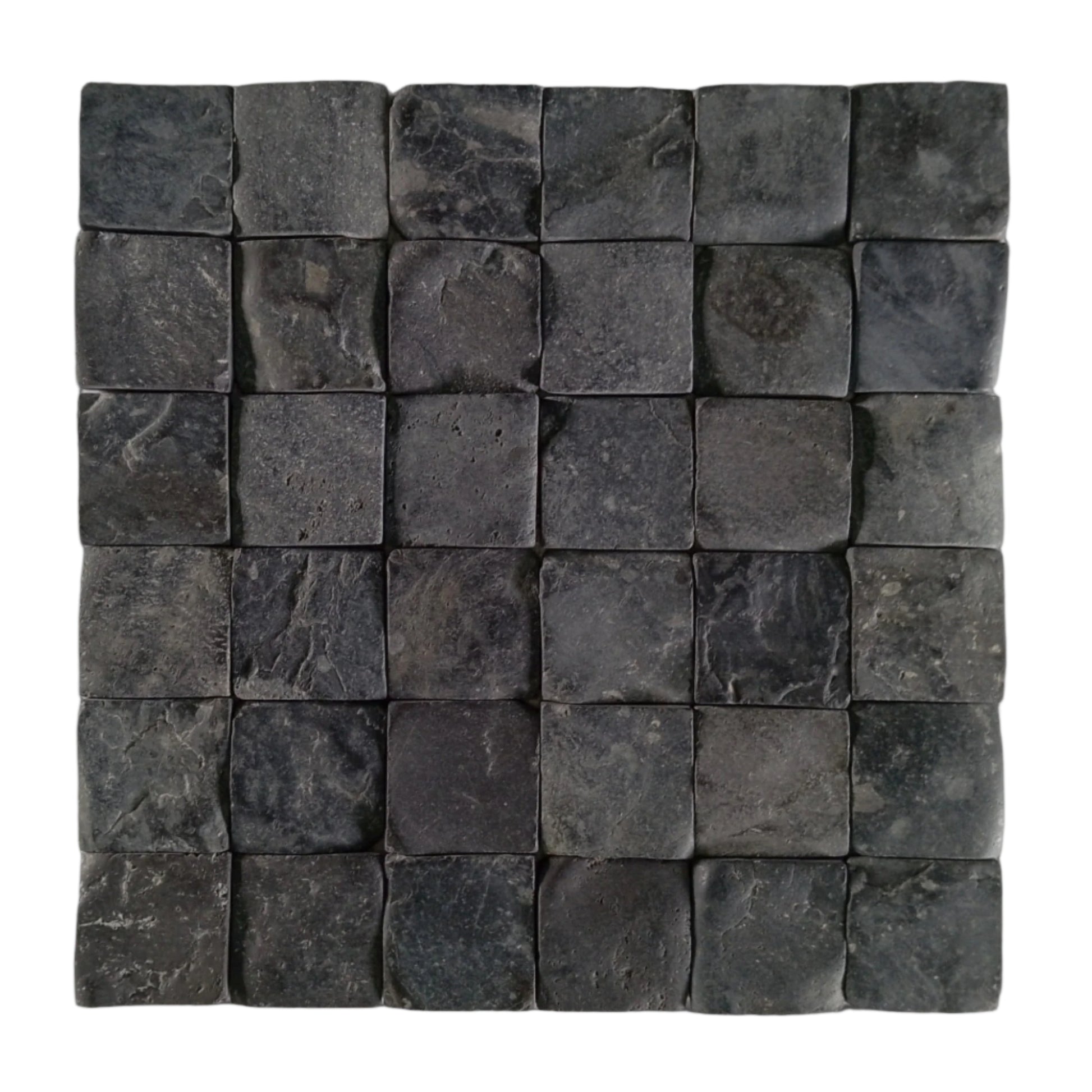 Molar Black Alor Pebble 5 - Mosaic Tile