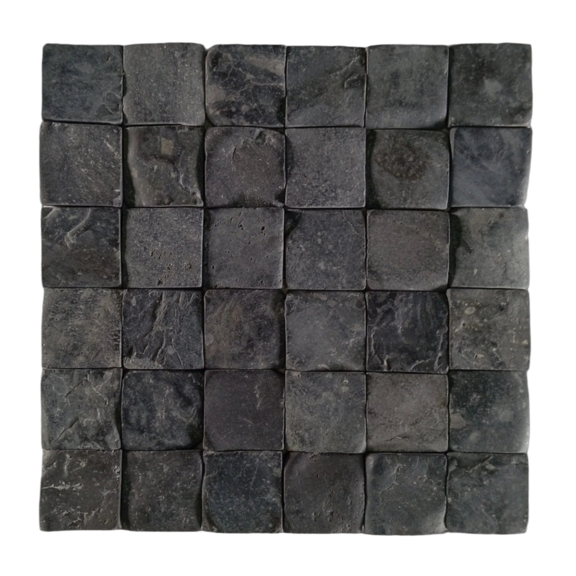 Molar Black Alor Pebble 5 - Mosaic Tile