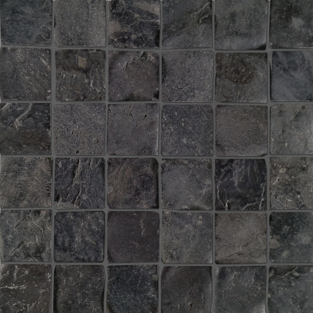 Molar Black Alor Pebble 5 - Mosaic Tile