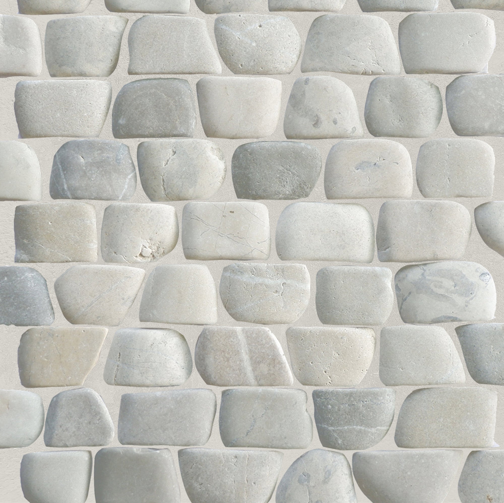Strip Grey Pebble -  Mosaic Tile Interlocking