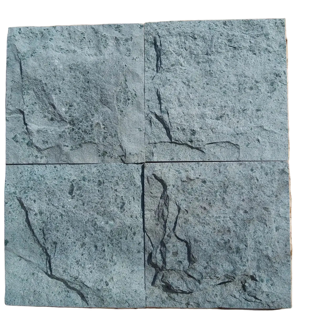 Premium grade Sukabumi green stone swimming pool tiles, tropical villa pool Phuket Thailand